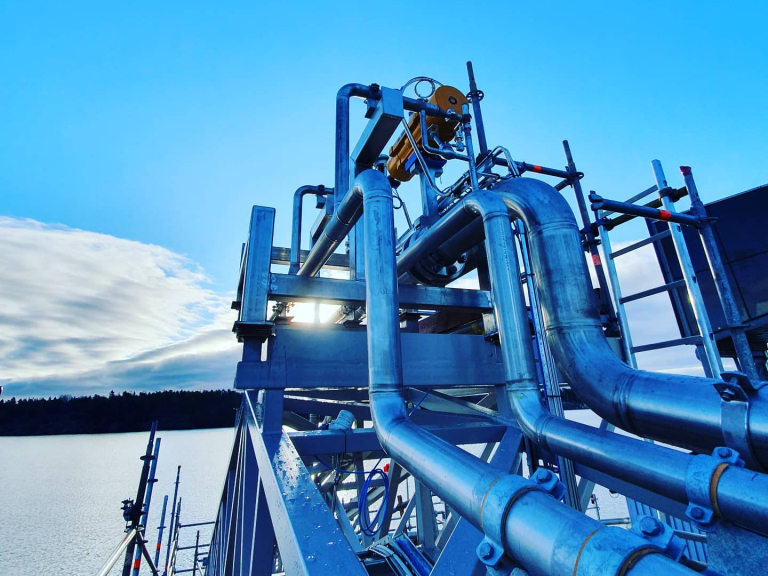 Anläggning för LNG-bunkring